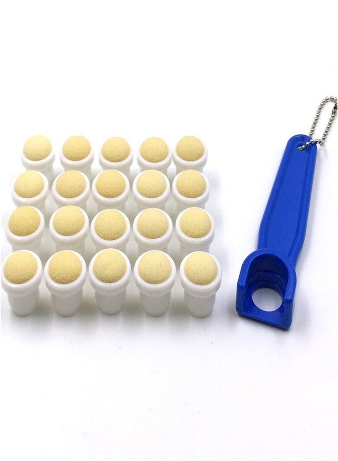 Tapp Collections Bingo Dauber Plain Tips 20-pk and EZ Lift Dauber Tip Removal Tool - Blue - Image 1